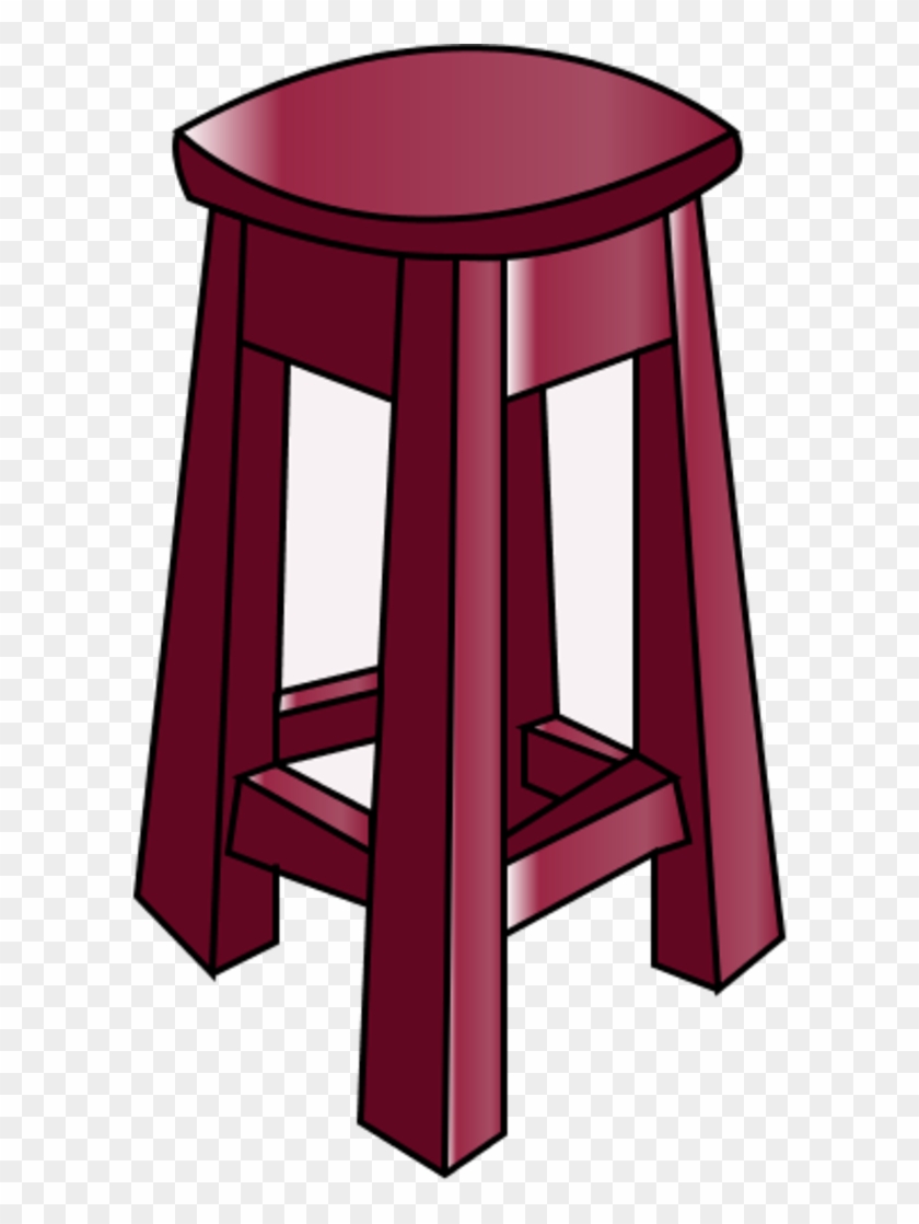 Wooden Bar Chair - Bar Stool Clipart Png #269190