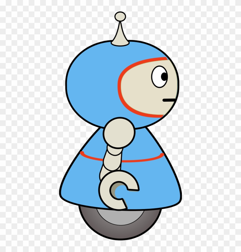 Side - Clipart - Cartoon Robot Side View #269273