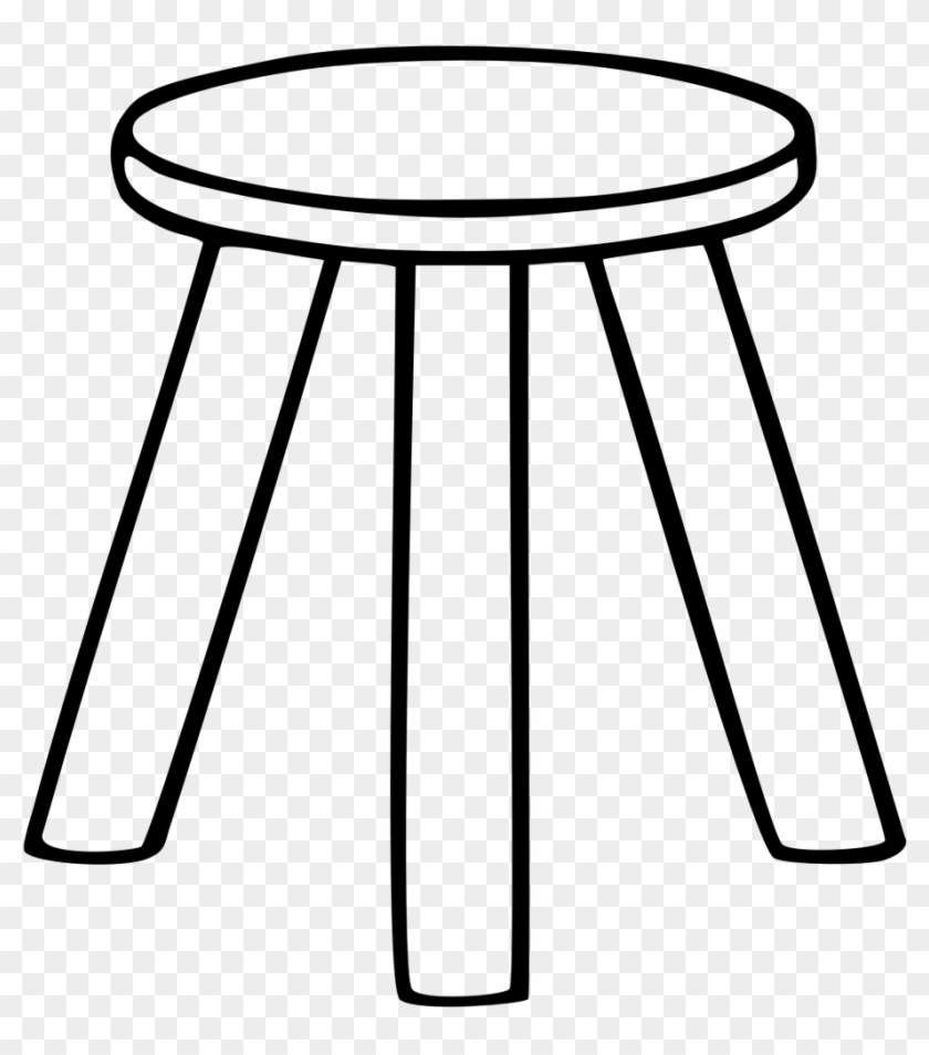 Large Size Of Chair - Three Legged Stool Clipart #269282