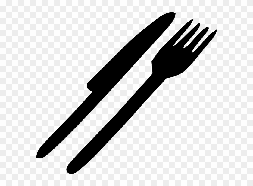 Fork Knife Silverware Clip Art - Fork And Knife Clipart #269305