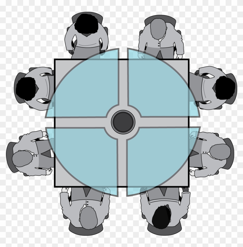 To Match The Table Shape, Size, And Seating Arrangement - Circle #269380