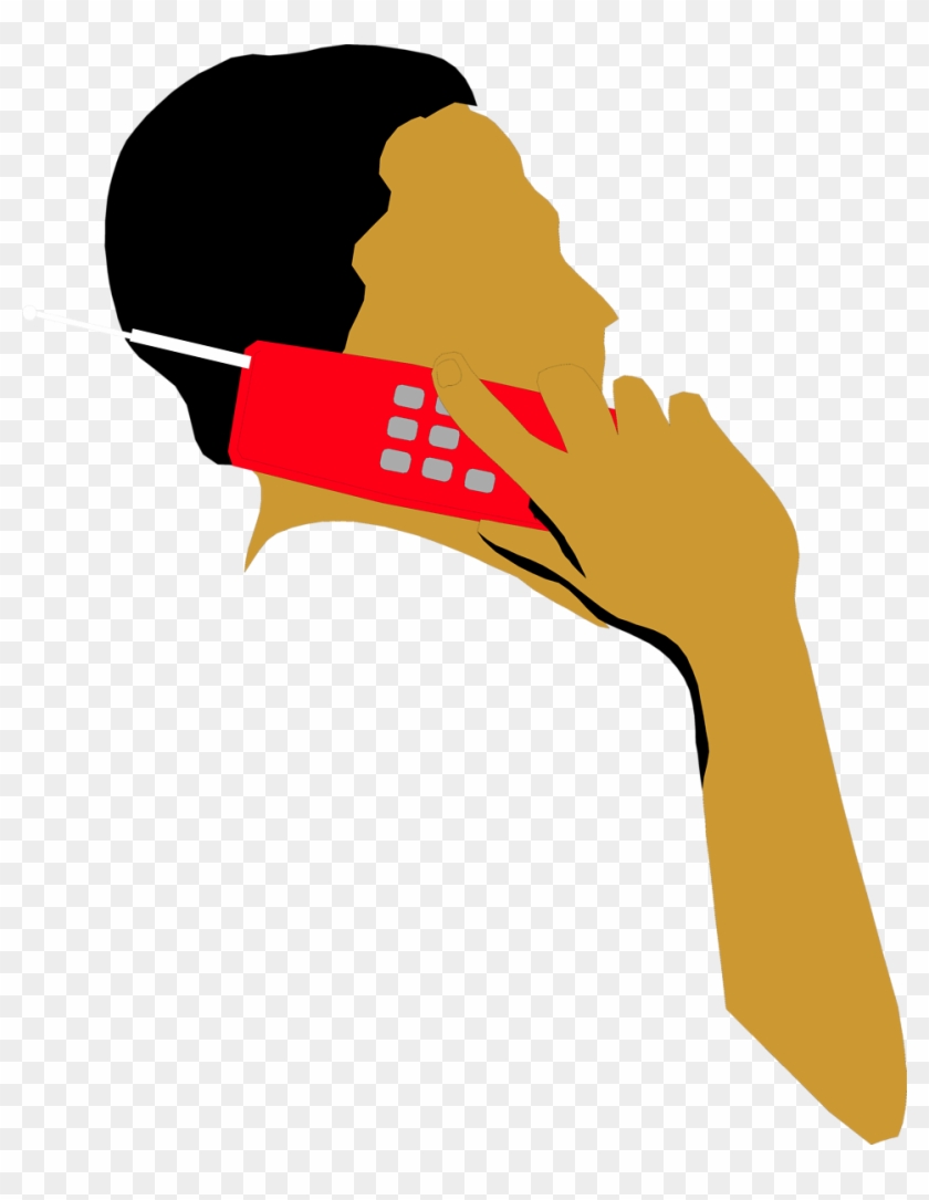 Illustration Of - - Talking On Phone Illustration #269472