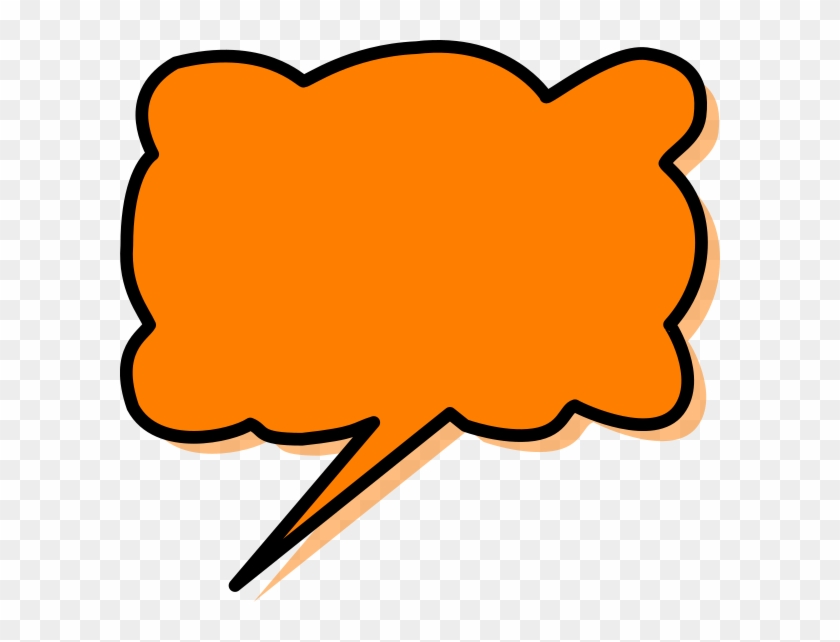 Orange Callout Clip Art At Clkercom Vector - Call Out Orange Png #269480