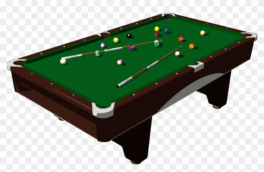 Pool Table Clipart - Cue Sports #269521