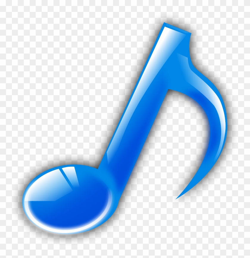 Image Clip Art Download - Blue Music Note Png #269593