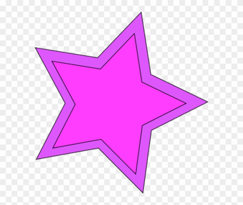 Yellow Star Vector Clip Art Qesgr8 Clipart - Star Clipart Pink #269600