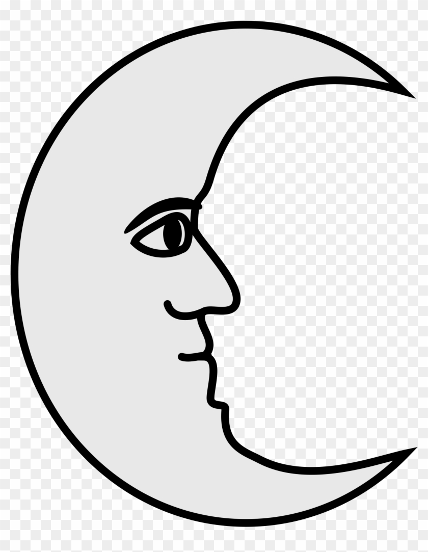Coa Illustration Elements Planet Moon V2 - Heraldry Moon #269618