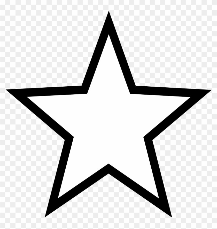 Filewhite Stars - Heart And Star Coloring Pages #269697
