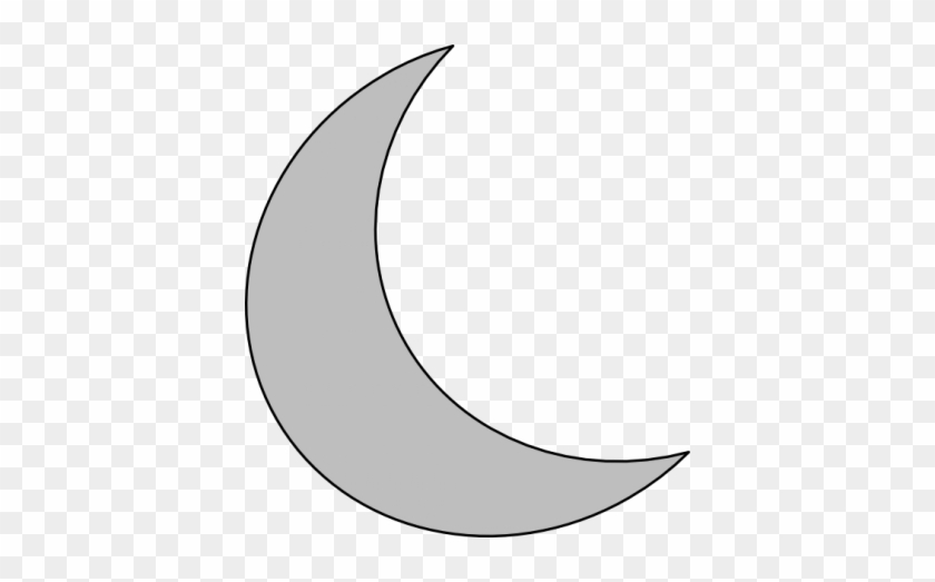 Silver Moon Clip Art Vector Clip Art Free - Silver Moon Clipart #269796