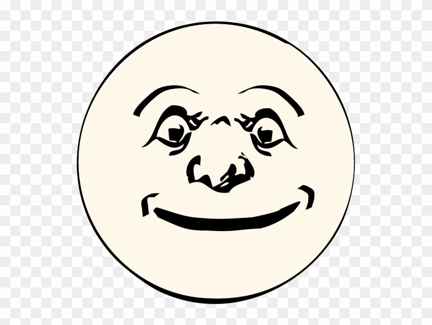 Free Smiling Clip Art - Moon Clip Art #269847