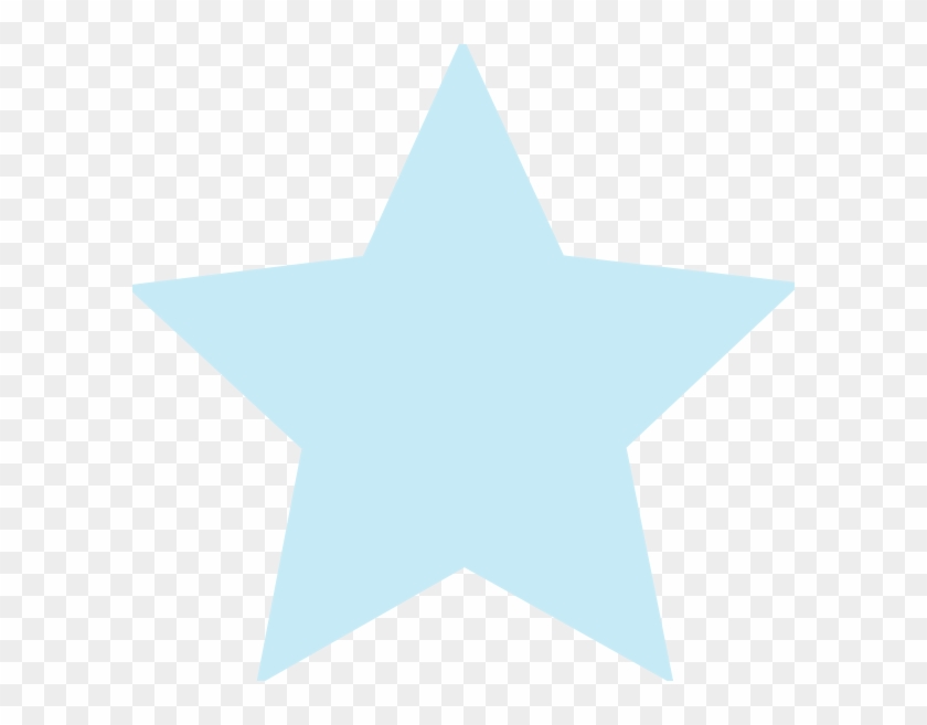 Stars Clipart Baby Blue - Light Blue Star #269879