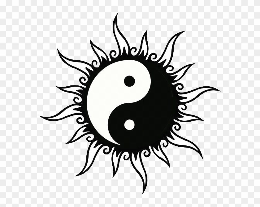 Sun Drawings Collection - Sun Yin Yang Tattoo Designs #269898