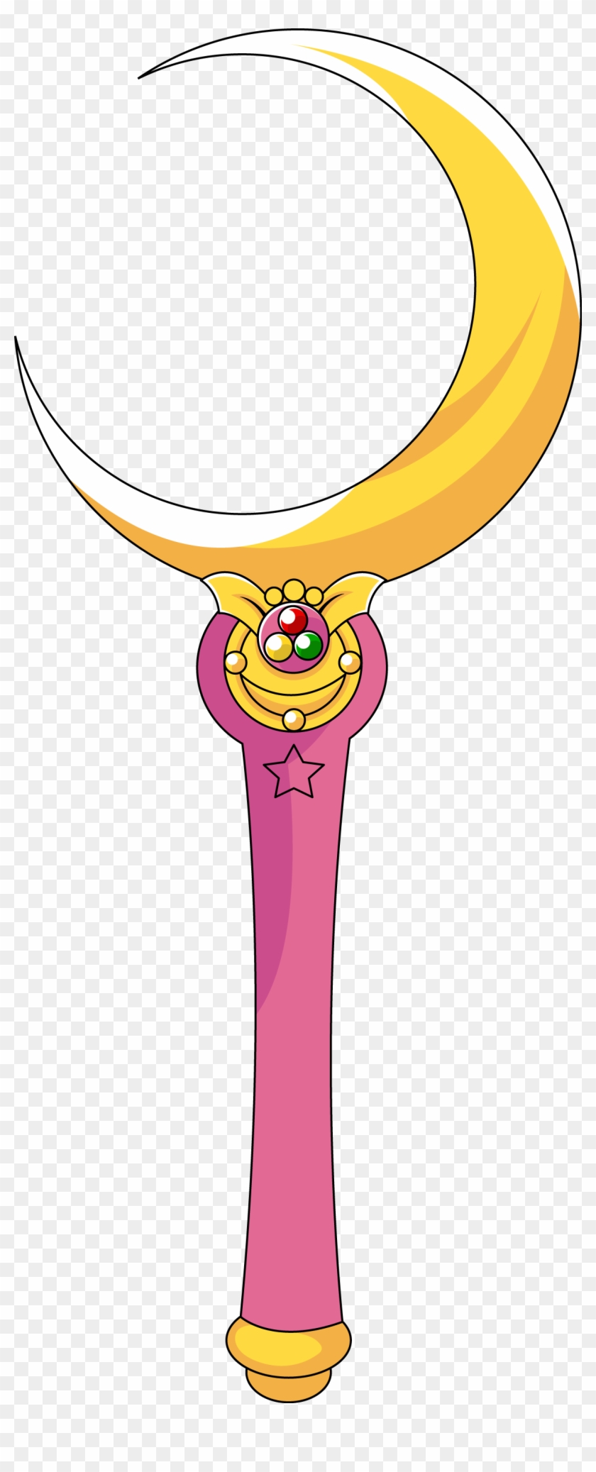 Moon Stick Vector - Sailor Moon Moon Stick Png #269901