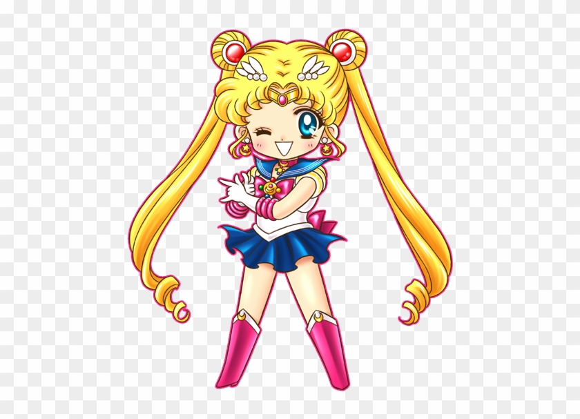 Sailor Moon Render By Bloomsama - Chibi Sailor Moon Png #269940