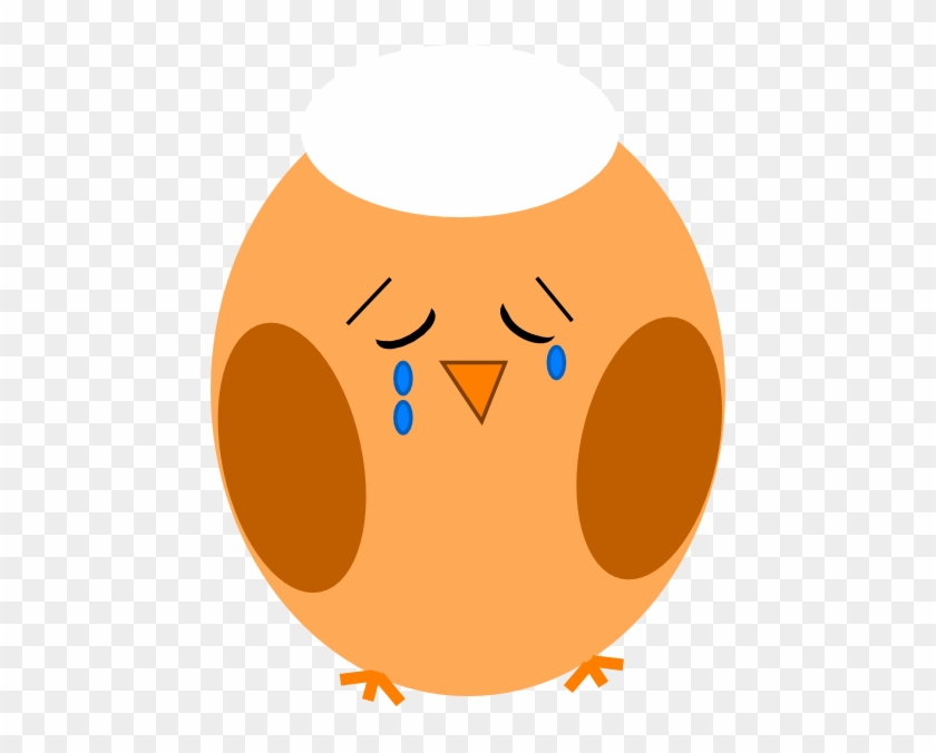 Brown Orange Sad 3 Final Clip Art - Owl #269980