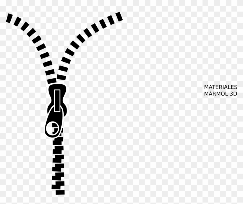 Zipper Clipart Black And White - Zipper #269988