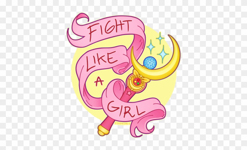 “transparent Girl Gang Badges For Your Blog Coming - Sailor Moon Fight Like A Girl #270007