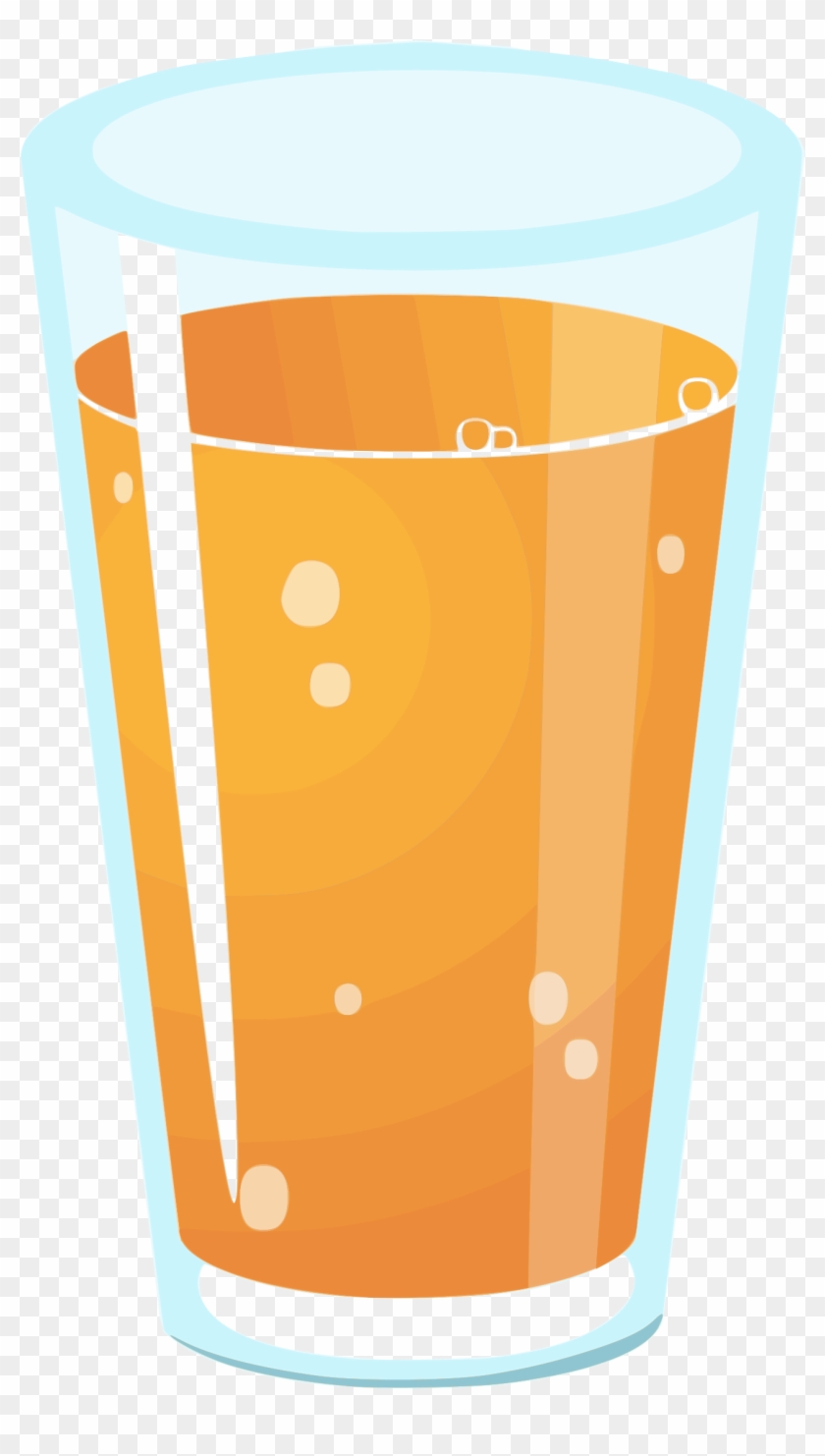 Medium Image - Glass Of Orange Juice Clipart #270075