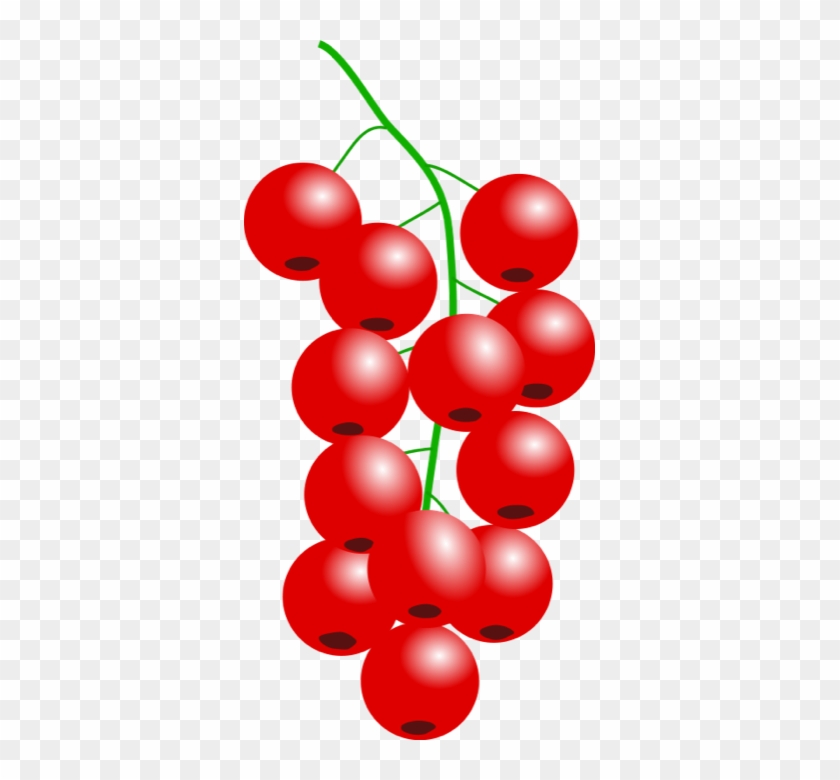 Free Fruit Clipart Animations And Vectors - Red Berries Shower Curtain #270076