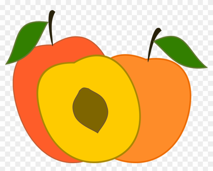 Peach Clipart Friuts - Peach Vector Png #270085
