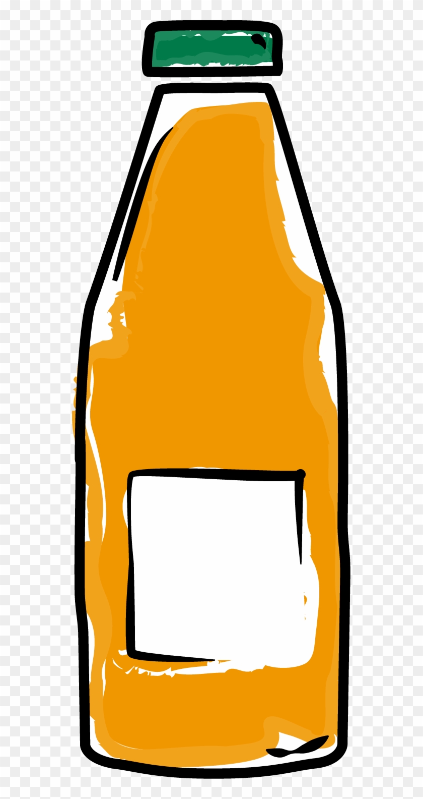 Orange Juice - Orange Juice Bottle Clipart #270091