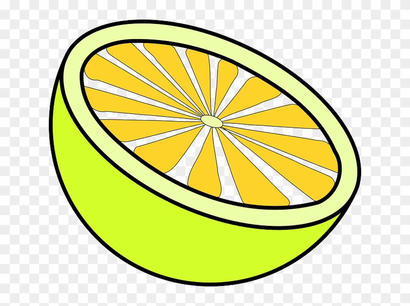 Fruit, Juice, Cartoon, Lemon, Cut, Lemons, Citrus - Lemon Clip Art #270106