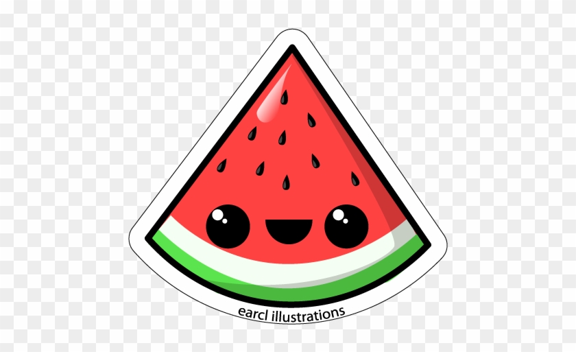 Watermelon Clipart Cute - Kawaii Watermelon #270126