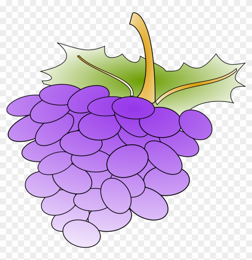 Grapes - Cartoon Grapes #270191