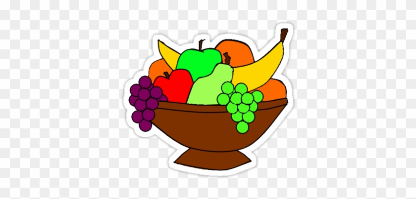 Simple Fruit Bowlquot - Cartoon Bowl Of Fruit - Free Transparent PNG  Clipart Images Download
