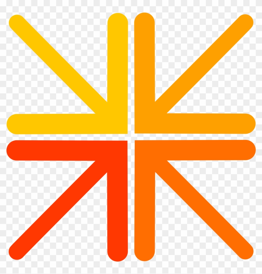 Culture Logo Entry Orange - Arrows Point To Middle #270260