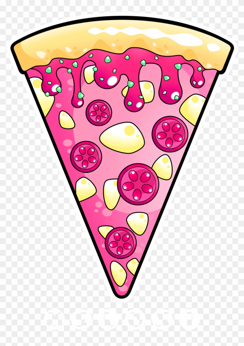 Pizza Clipart Pink - Pizza Kawaii Transparent #270332