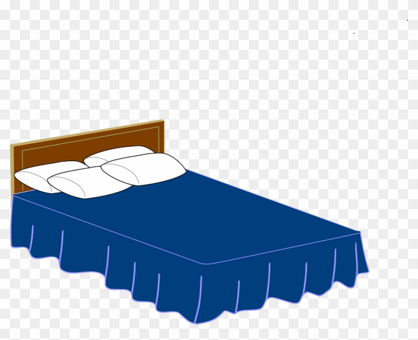 Blue Bed Cartoon #270428