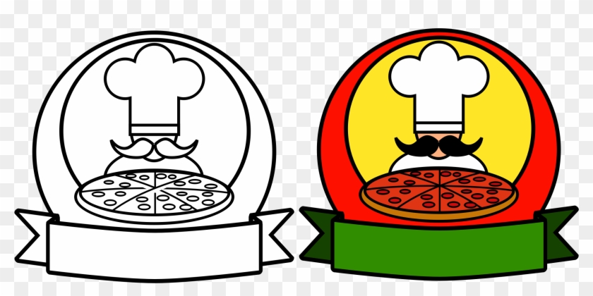 Big Image - Cozinheiro Com Pizza Png #270456