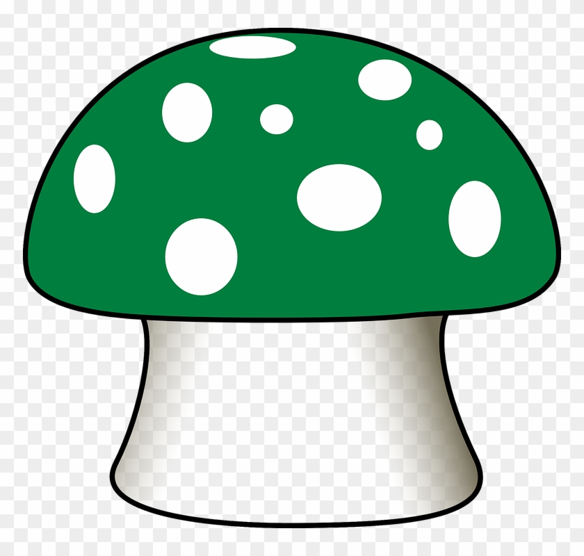 Green Mushroom Cartoon #270491