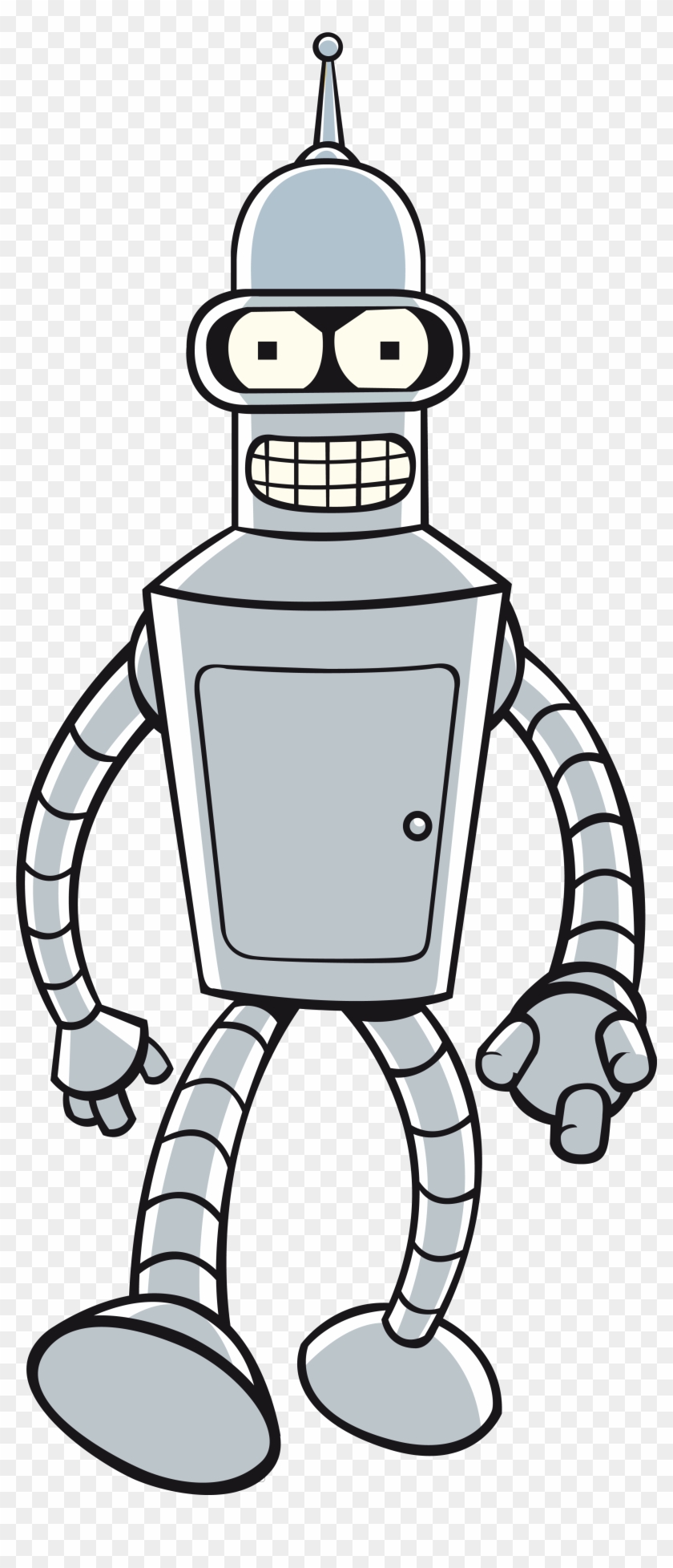 Robot Bender Face T-shirt: Futurama #270502