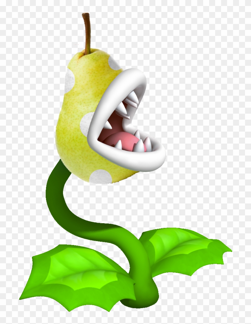 Pear-anha Plant By Luigicat11 - Mario Venus Fly Trap #270542
