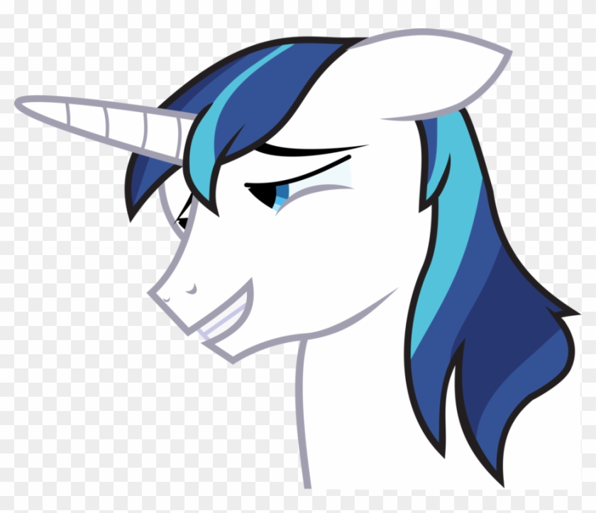 Shining Armor Sheepish Grin Vector By Red-pear - Mlp Shining Armor Laughing #270614