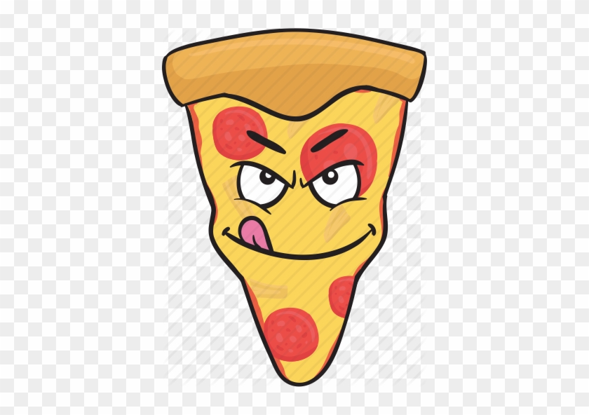 Cartoon Pizza Slice - Pizza Emoji - Free Transparent PNG Clipart Images  Download