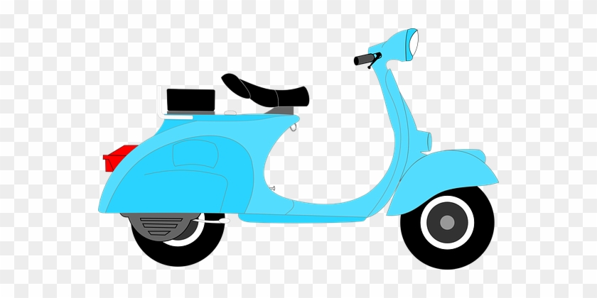 Scooter Transportation Driving Delivery Tr - Clipart Images Of Scooter #270755