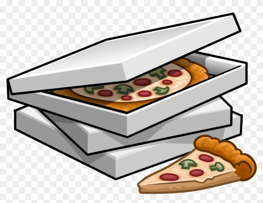 3 Boxes Of Pizza - Pizza Png Cartoon #270760