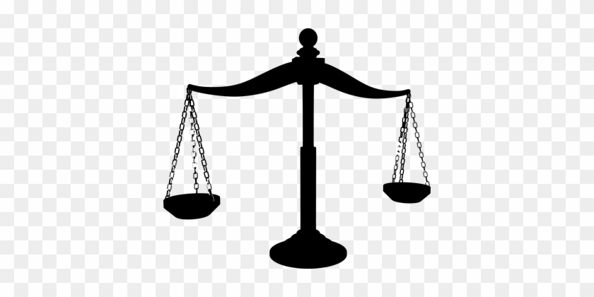 Balance Brass Court Justice Law Lawyer Mea - Scales Of Justice Clipart #44664