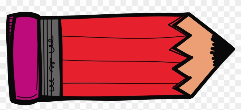 Red Pencil - Clip Art #44804