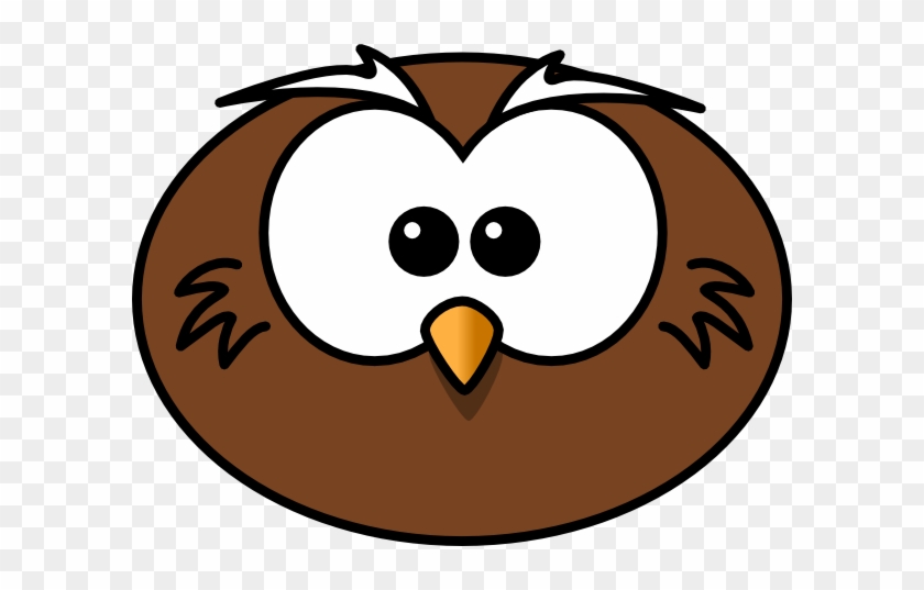 Cartoon Head Clip Art Owls - Owl Head Clipart #44819