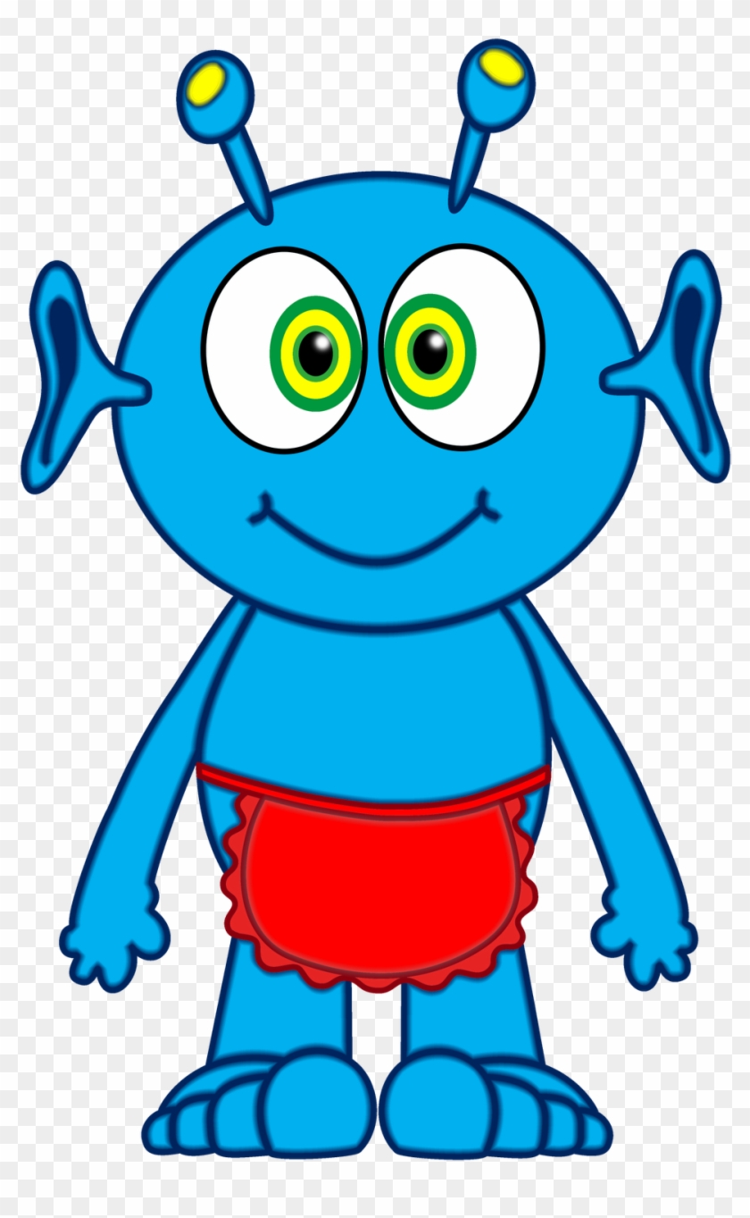 Mars Clipart Teacher - Blue Alien Clipart #44834