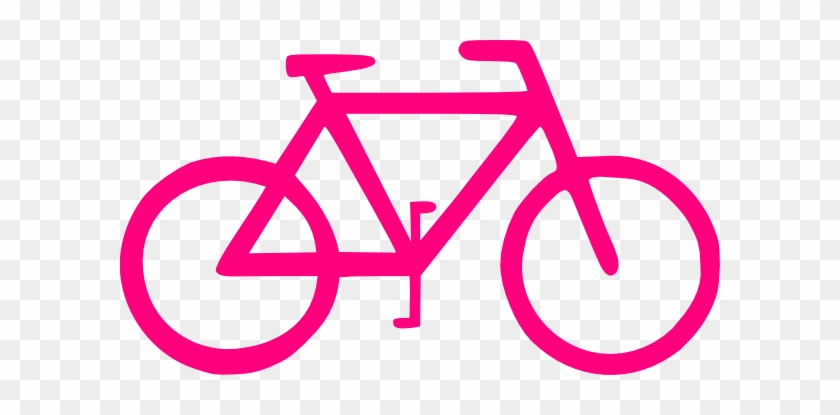 Cycle Clip Art At Clker - Pink Bicycle Clip Art #44867