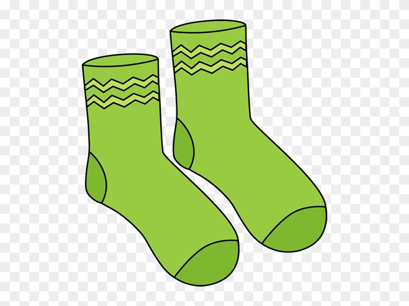 Pair Of Green Socks - Socks Clipart #44939