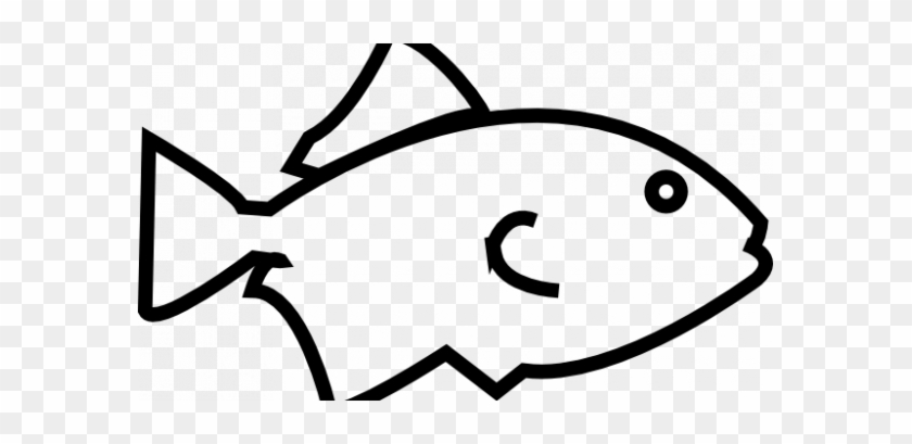 New Fish Outline Clip Art Simple Clipart Panda Free - Clip Art #45251