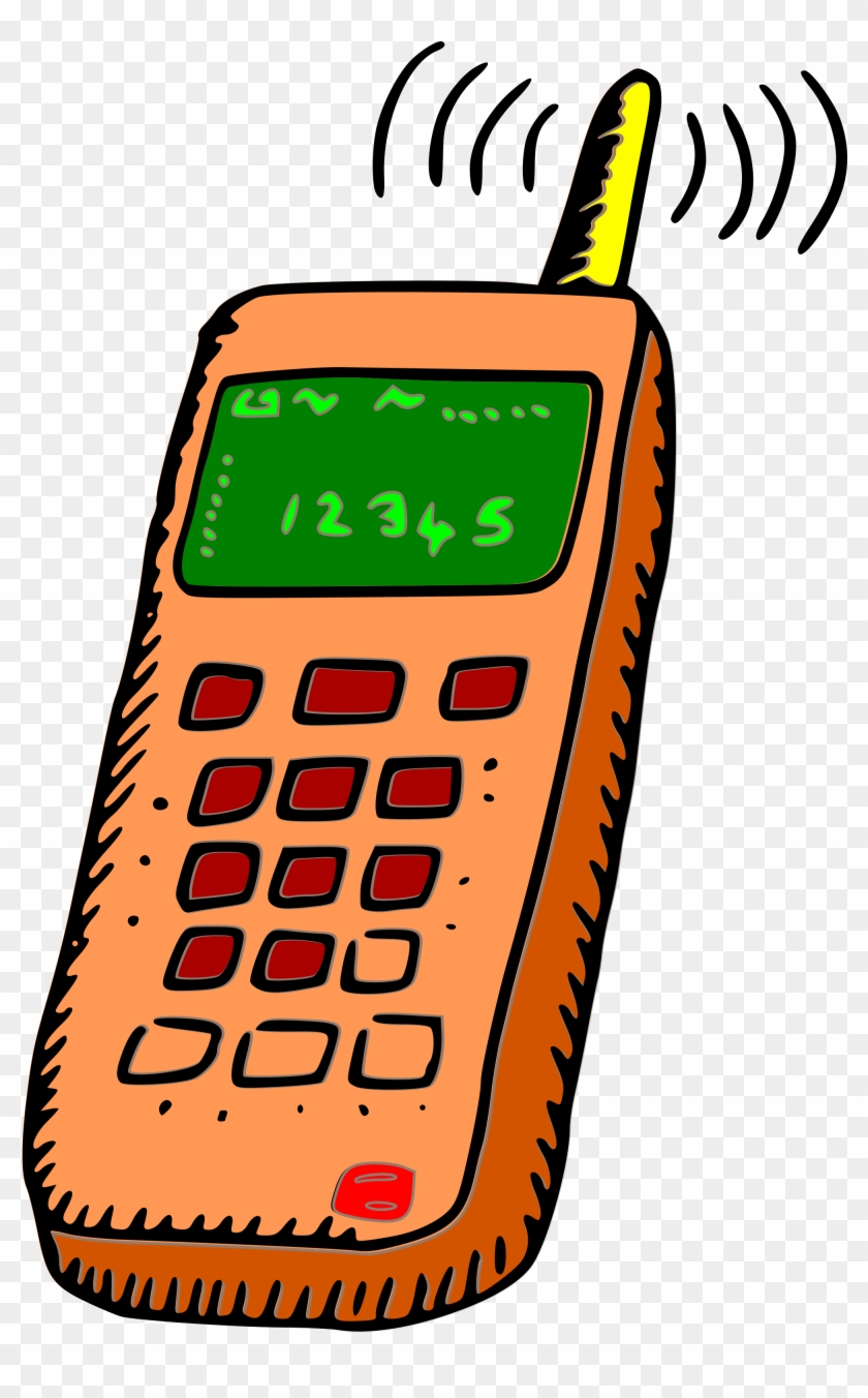 Free Old Mobile Phone Clipart Clipart And Vector Image - Handy Clipart #45699