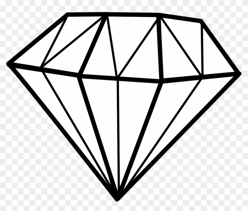 Line Drawing Diamond #45739