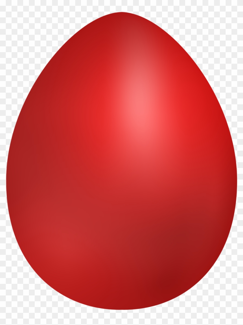 Red Easter Egg Png Clip Art - Red Easter Eggs Png #46001
